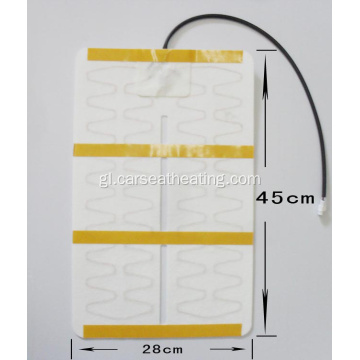 Fío de aliaxe de tapa calefactada para asento de coche